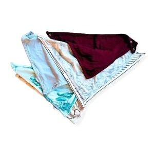 Kate Quinn Bamboo Baby Bandana Bibs Set‎ of 7 Snap Closure Drool Bibs